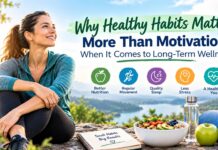 Why Healthy Habits Matter More Than Motivation When It Comes to Long-Term Wellness